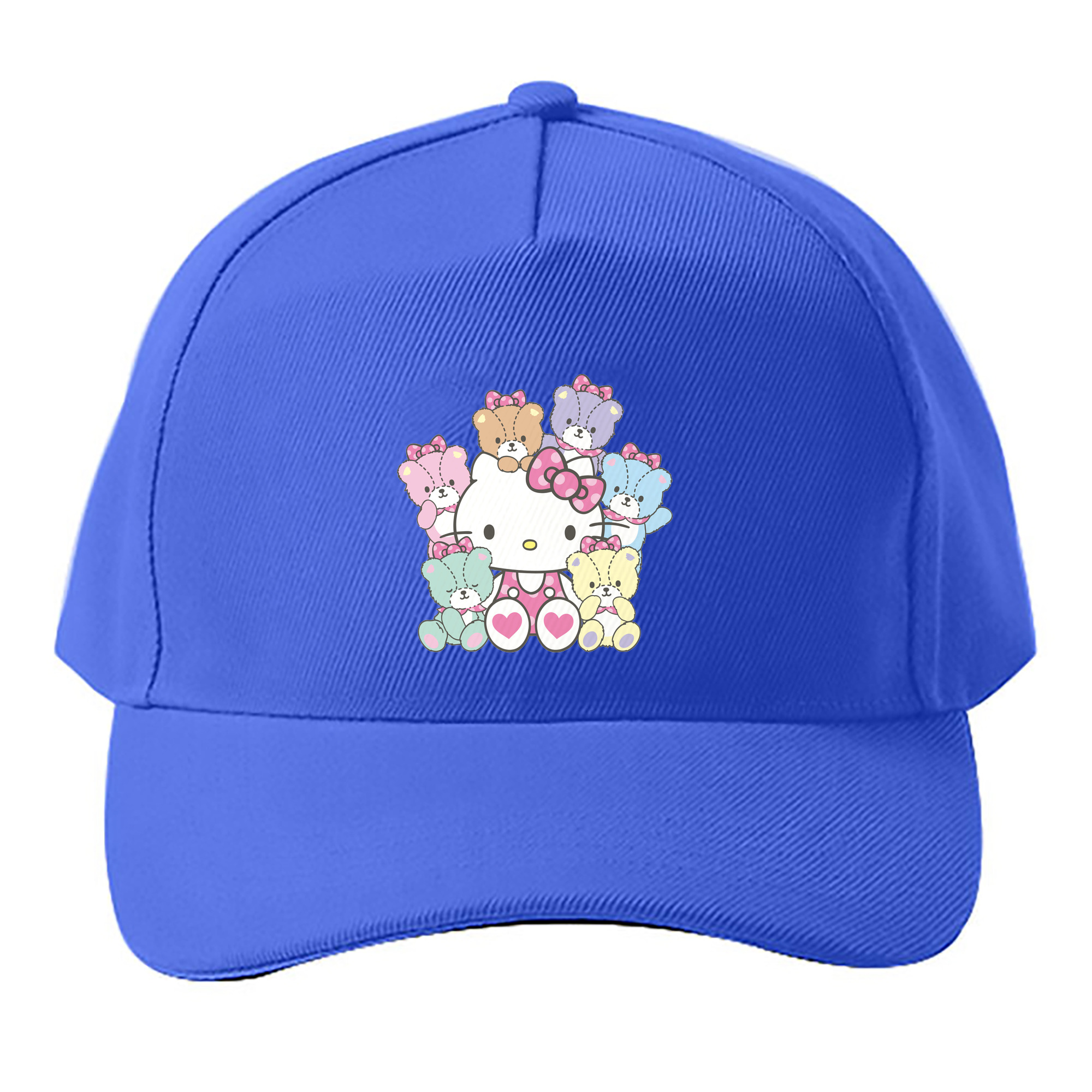 （画像用） Hello Kitty ハローキティ ベースボールキャップ 綿100％ 男女兼用 帽子 スポーツ
